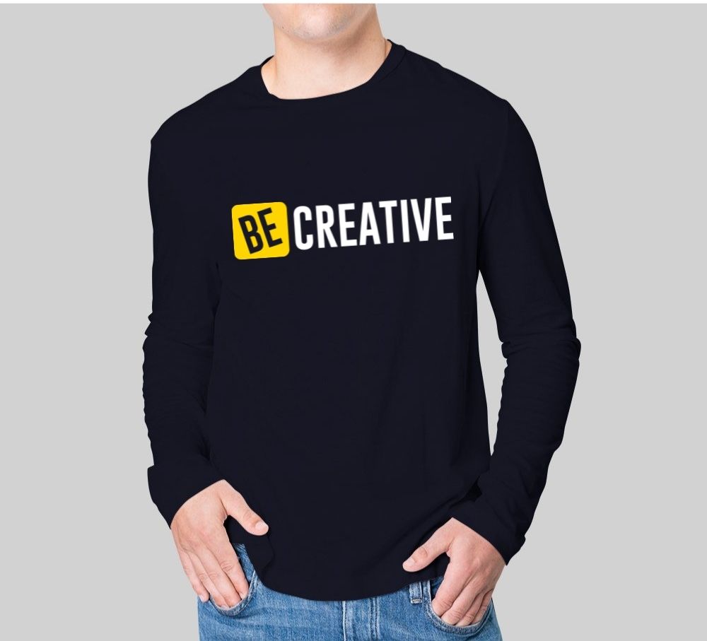 Camiseta Be Creative hombre manga larga