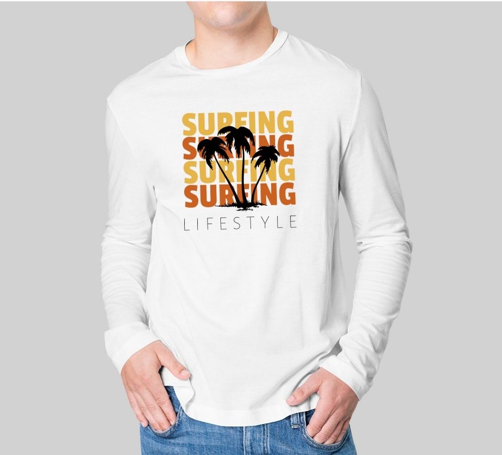 Camiseta Surfing de hombre manga larga