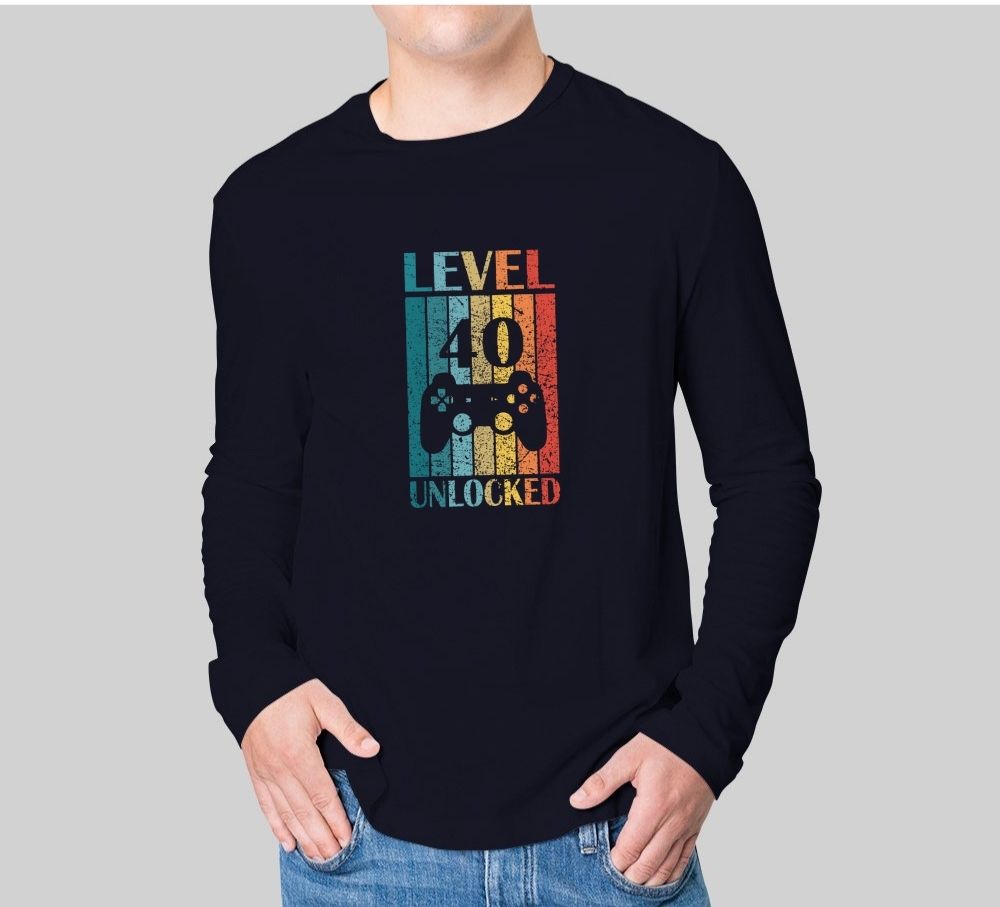 Camiseta Level 40 de hombre manga larga