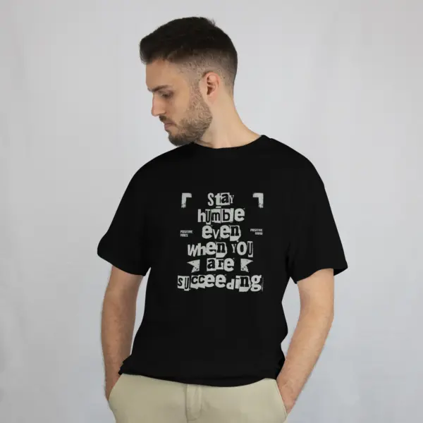 Camiseta de hombre clásica Premium Stay Humble