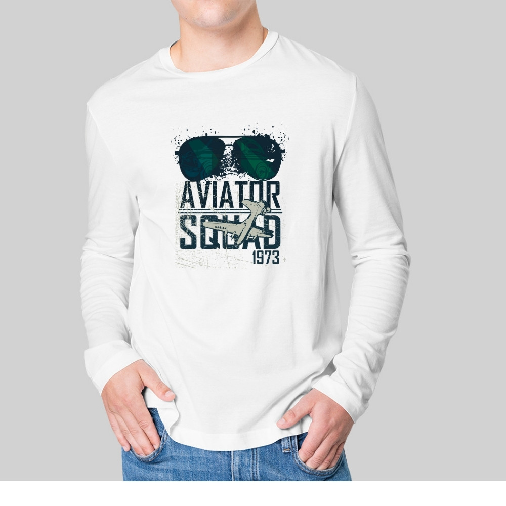 Camiseta Aviator Squad de hombre manga larga