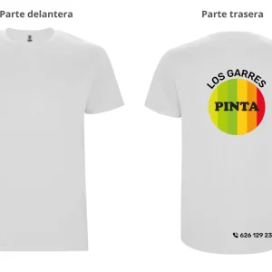 Impresión trasera camiseta Los Garres Pinta