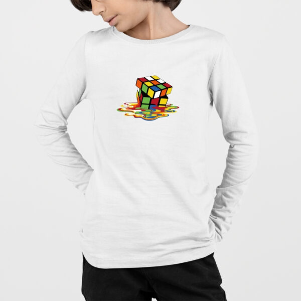 Camiseta Cubo de Rubik de niño manga larga