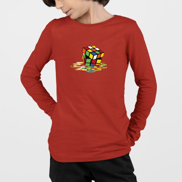 Camiseta Cubo de Rubik de niño manga larga - Imagen 2