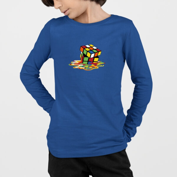 Camiseta Cubo de Rubik de niño manga larga - Imagen 3