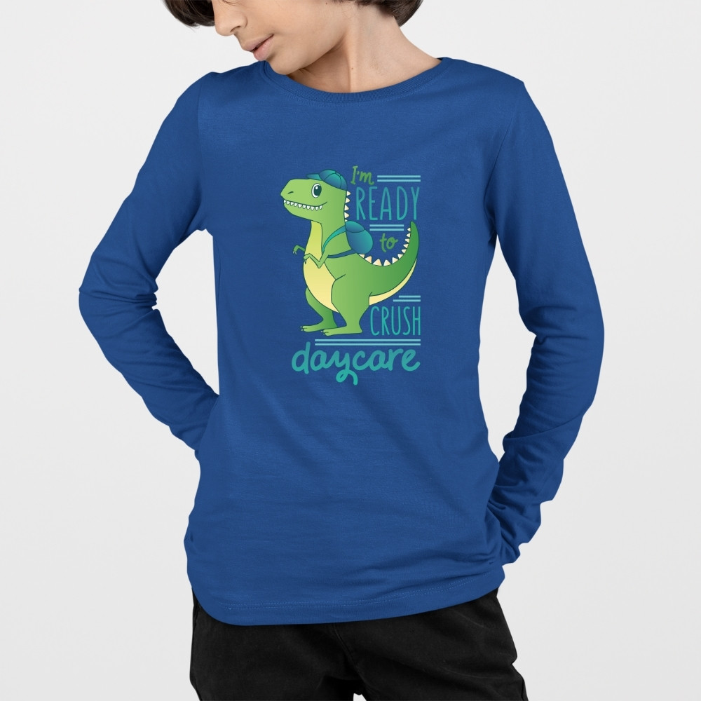Camiseta Daycare Dinosaurio de niño manga larga