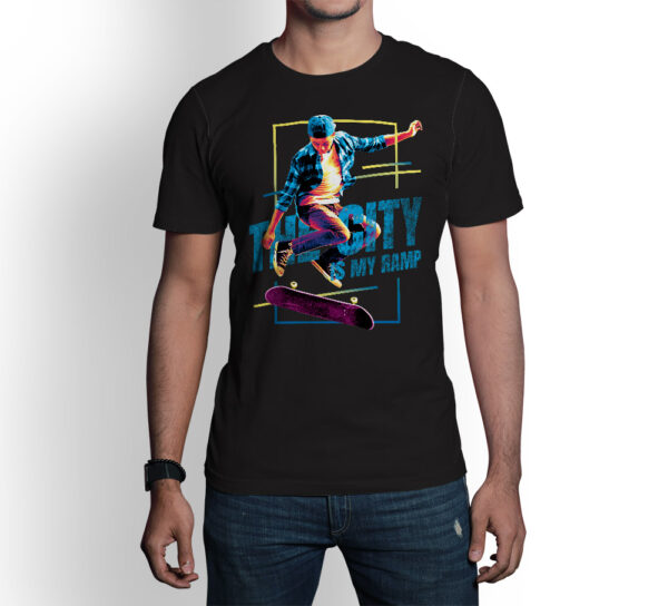 Camiseta de hombre clásica Premium The City is My Ramp
