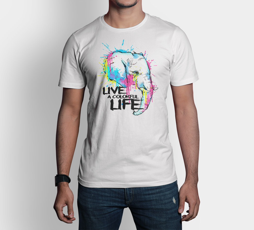 Camiseta Elephant Life, calidad premium