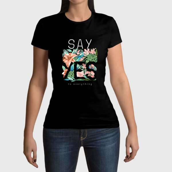 Camiseta de mujer clásica Premium Flores