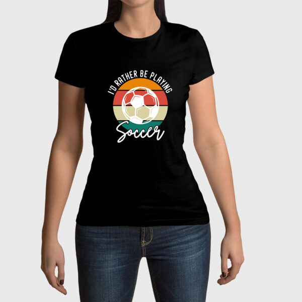 Camiseta de mujer clásica Premium Fútbol