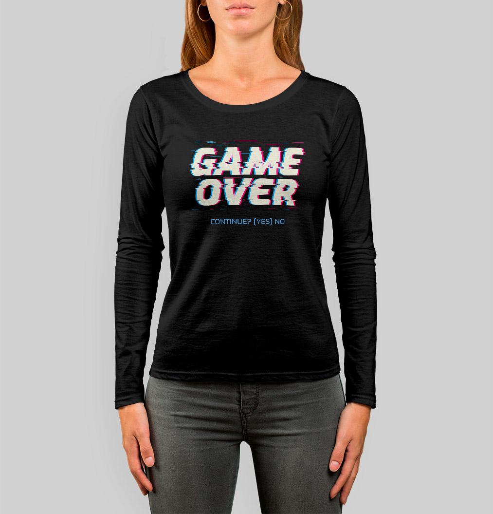 Camiseta de mujer Game Over