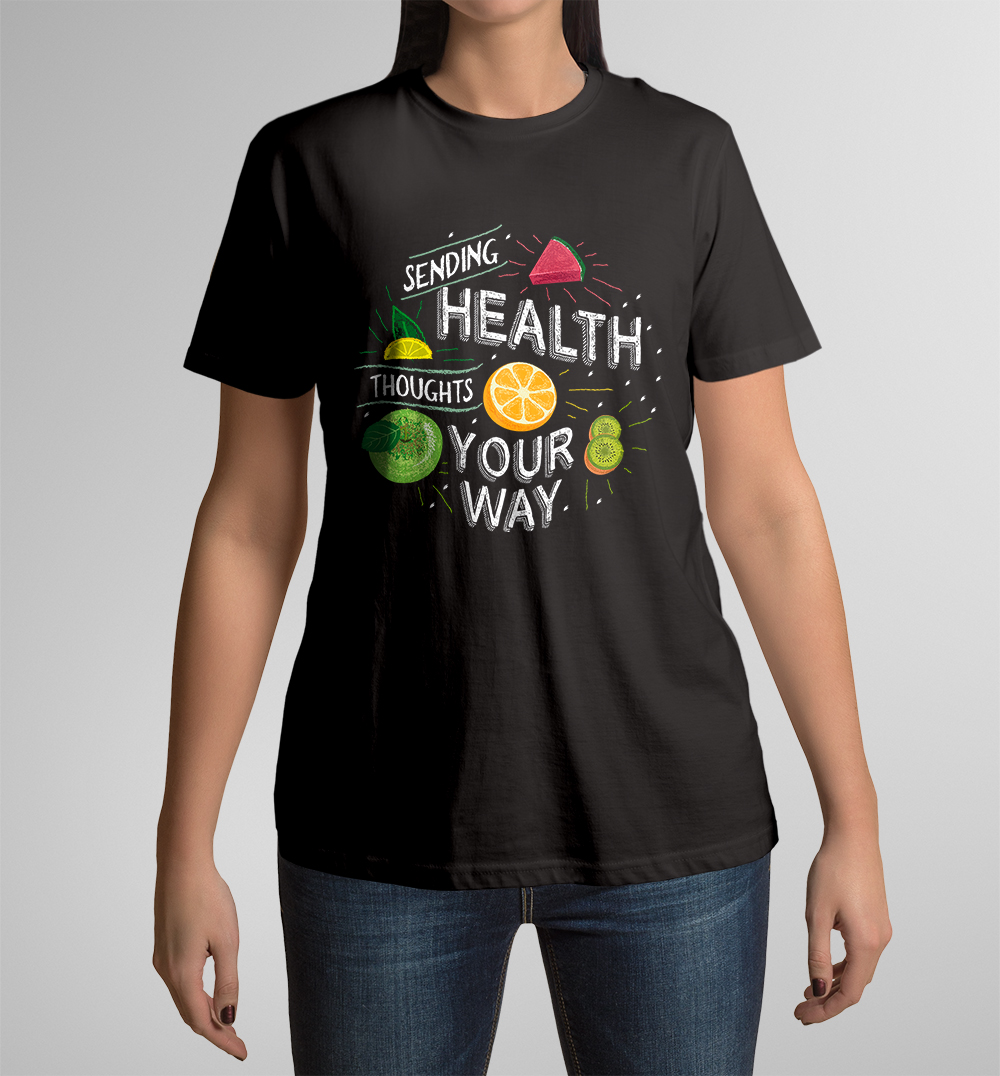 Camiseta Health de mujer manga corta