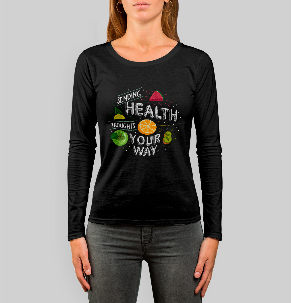 Camiseta Health de mujer de manga larga
