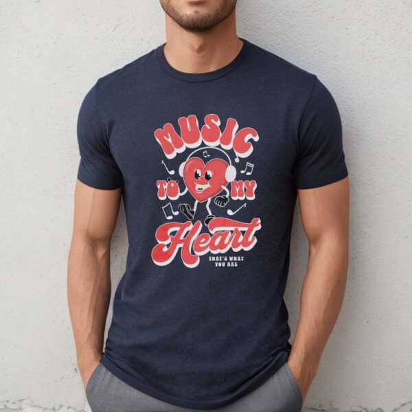 Camiseta de hombre clásica Premium Music to my Heart - Imagen 7