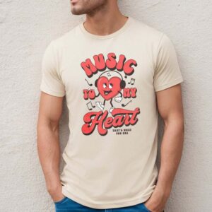Camiseta de hombre clásica Premium Music to my Heart