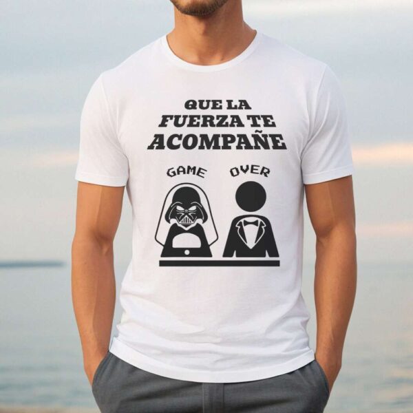 Camiseta de hombre clásica Premium Que la Suerte te Acompañe