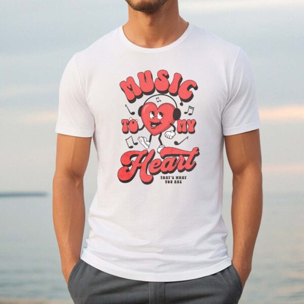 Camiseta de hombre clásica Premium Music to my Heart - Imagen 5