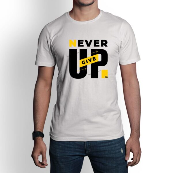 Camiseta de hombre clásica Premium Never Give Up - Imagen 8