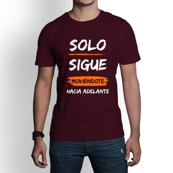 Camiseta de hombre clásica Premium Sólo Sigue Moviéndote hacia Adelante - Imagen 6