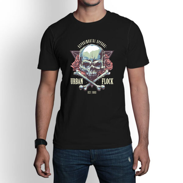 Camiseta de hombre clásica Premium Calavera