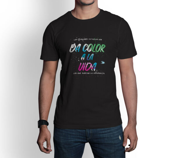 Camiseta de hombre clásica Premium Da Color a Tu Vida