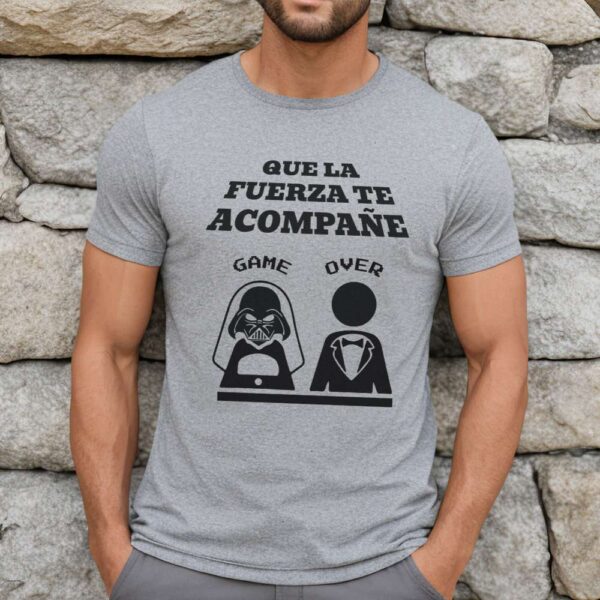 Camiseta de hombre clásica Premium Que la Suerte te Acompañe - Imagen 4