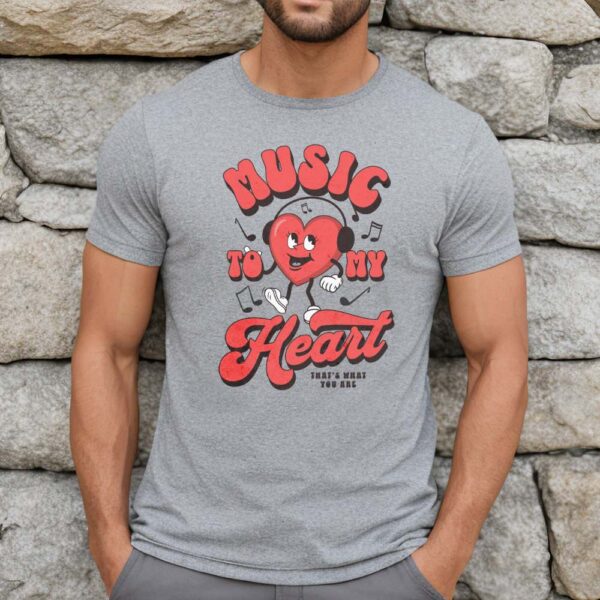 Camiseta de hombre clásica Premium Music to my Heart - Imagen 4