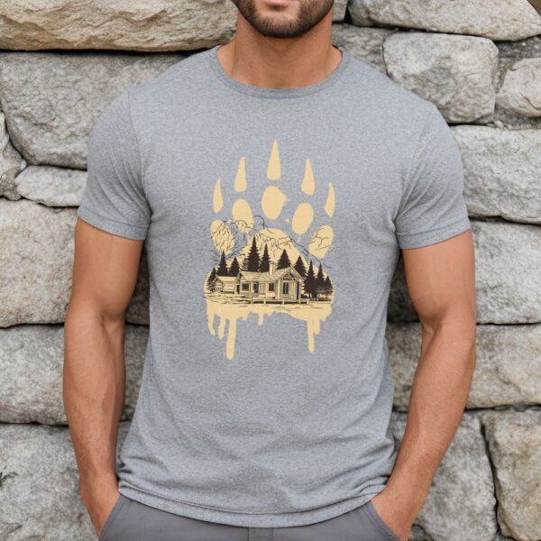 Camiseta de hombre clásica Premium Una casa a lo lejos - Imagen 4