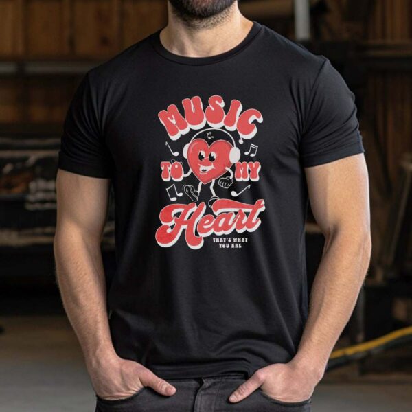 Camiseta de hombre clásica Premium Music to my Heart - Imagen 3