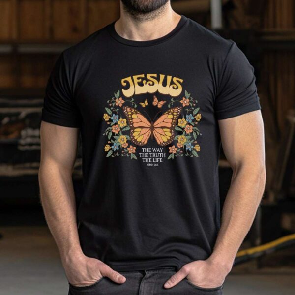 Camiseta de hombre clásica Premium Jesús the Life - Imagen 3
