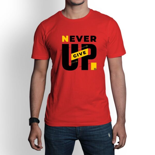 Camiseta de hombre clásica Premium Never Give Up - Imagen 4