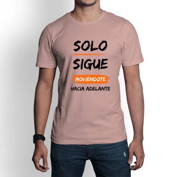 Camiseta de hombre clásica Premium Sólo Sigue Moviéndote hacia Adelante - Imagen 3