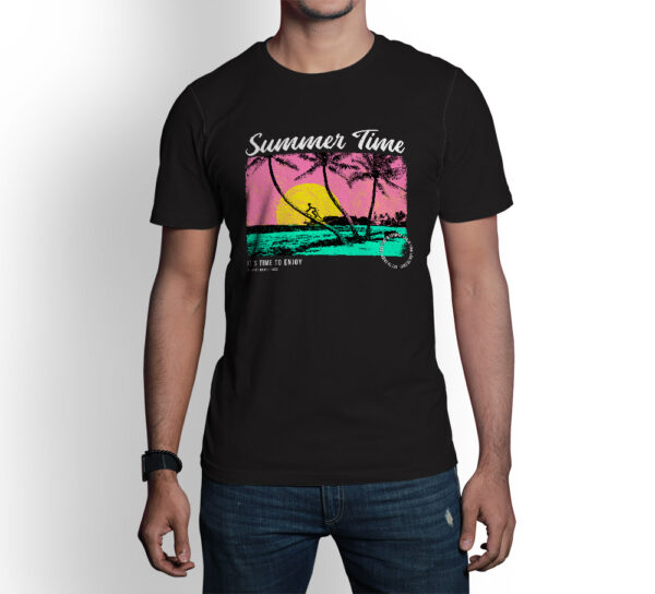 Camiseta de hombre clásica Premium Summer Time