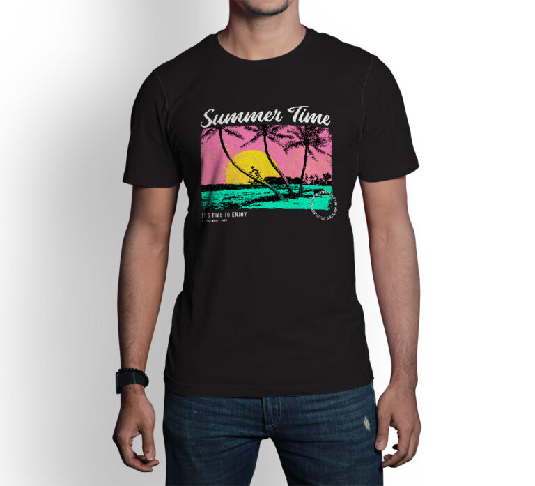 Camiseta personalizada de hombre Summer Time
