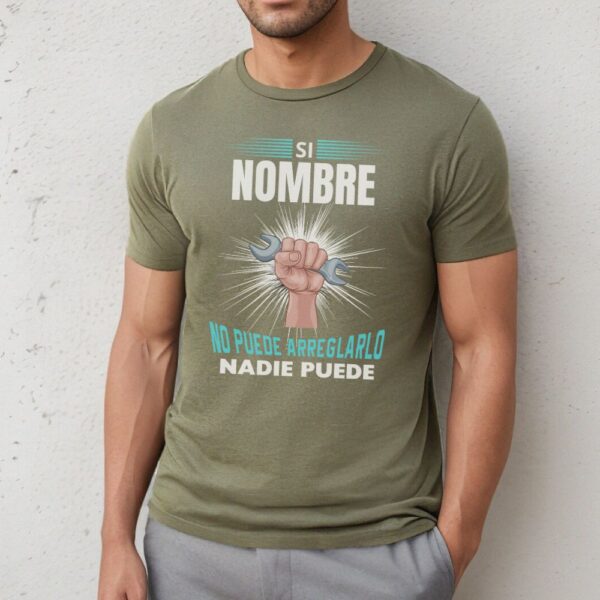 Camiseta de hombre clásica Premium Si no puede arreglarlo nadie puede - Imagen 2