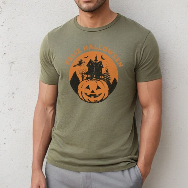 Camiseta de hombre clásica Premium Feliz Halloween - Imagen 2