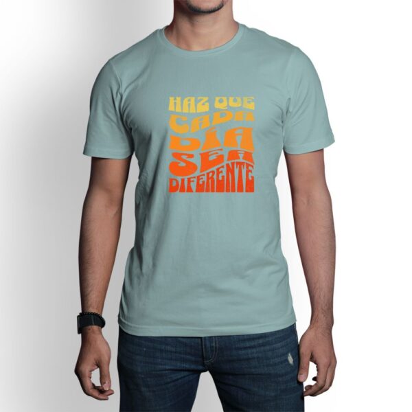 Camiseta de hombre clásica Premium Haz que cada día cuente - Imagen 3