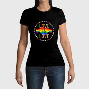 Camiseta de mujer clásica Premium Love is Love