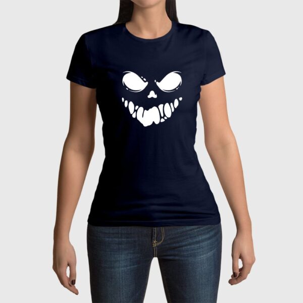 Camiseta de mujer clásica Premium Halloween Face - Imagen 11