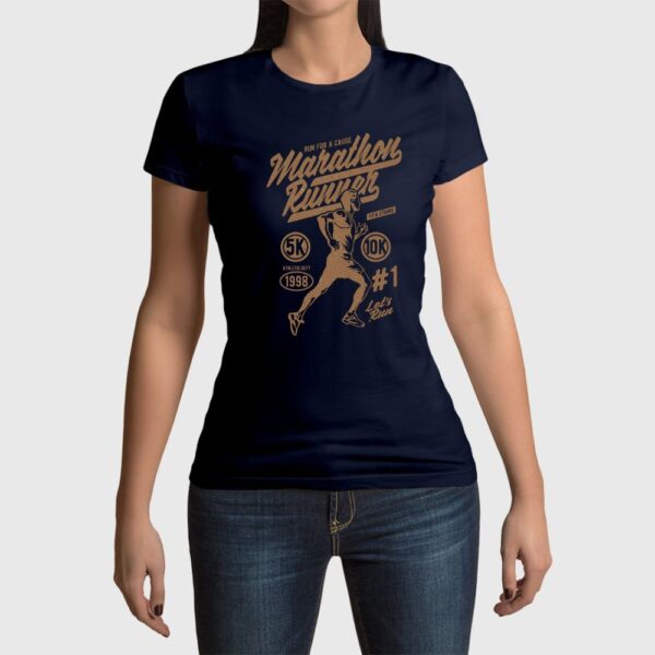 Camiseta de mujer clásica Premium Marathon Runner - Imagen 11
