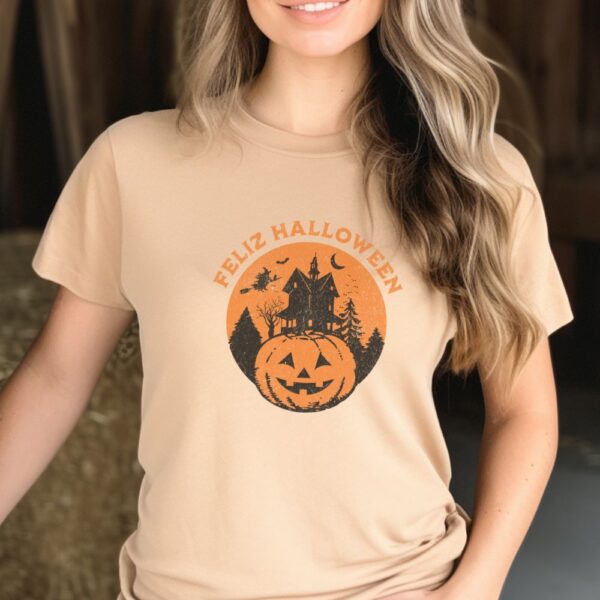 Camiseta de mujer clásica Premium Feliz Halloween - Imagen 9