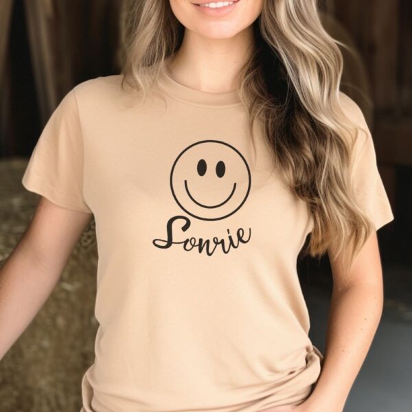 Camiseta de mujer clásica Premium Sonríe - Imagen 2