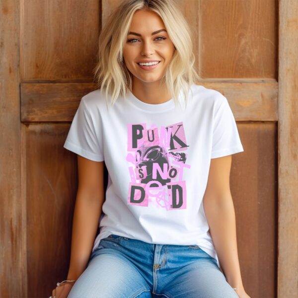 Camiseta de mujer clásica Premium Punk is not dead - Imagen 7