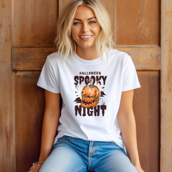 Camiseta de mujer clásica Premium Halloween Spooky Night - Imagen 7