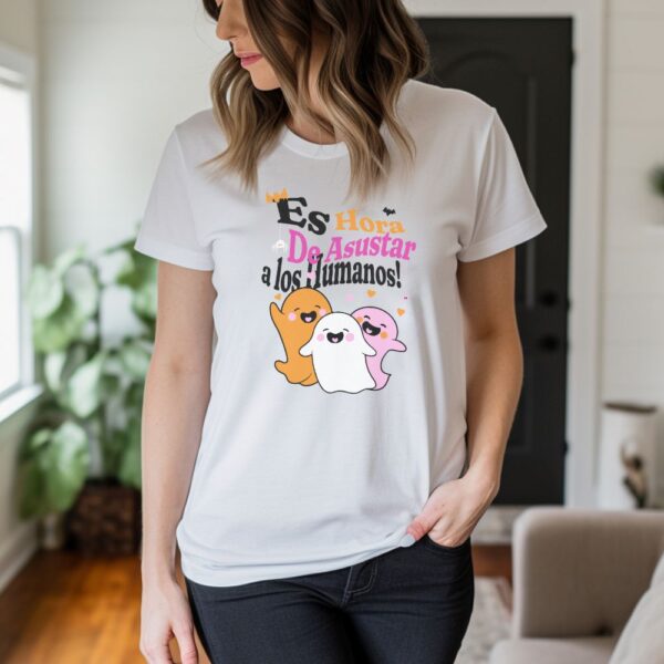 Camiseta de mujer clásica Premium Es Hora de Asustar a los Humanos - Imagen 7