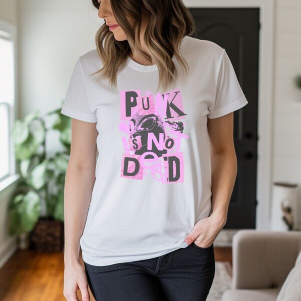 Camiseta de mujer clásica Premium Punk is not dead - Imagen 6