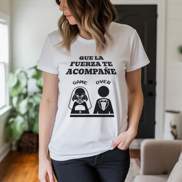 Camiseta de mujer clásica Premium Que la Suerte te Acompañe - Imagen 5