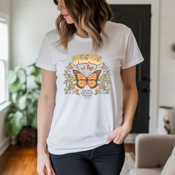 Camiseta de mujer clásica Premium Jesús the Life - Imagen 6
