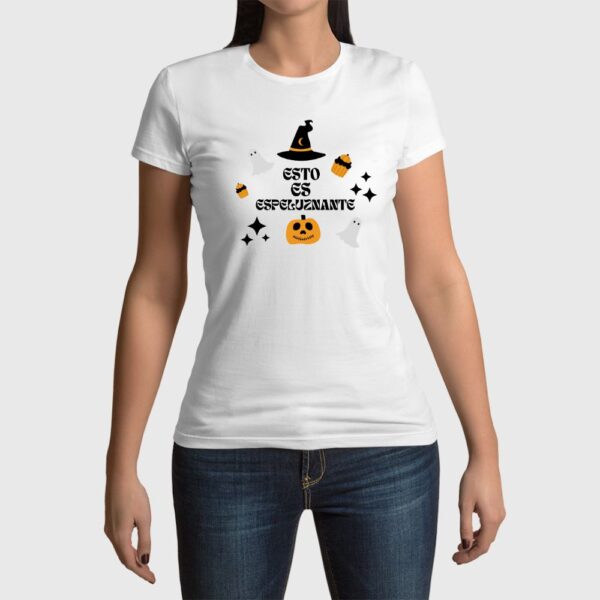 Camiseta de mujer clásica Premium Esto es espeluznante - Imagen 8