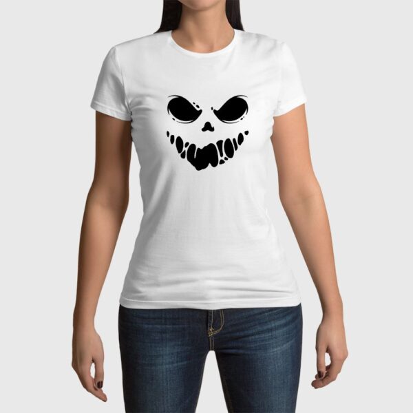 Camiseta de mujer clásica Premium Halloween Face - Imagen 8